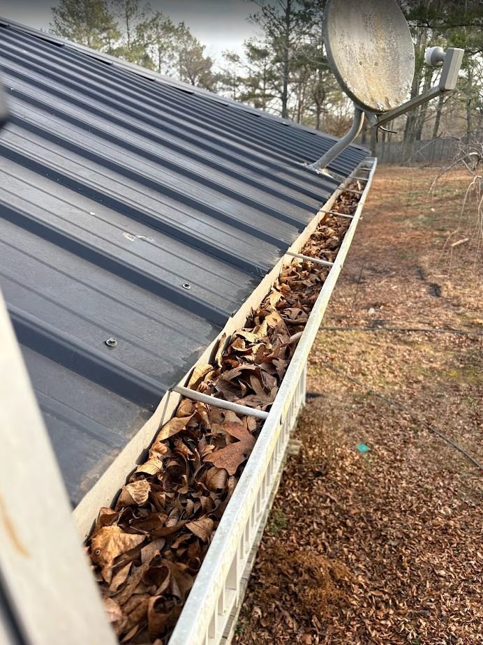 Gutter System Cleaning before